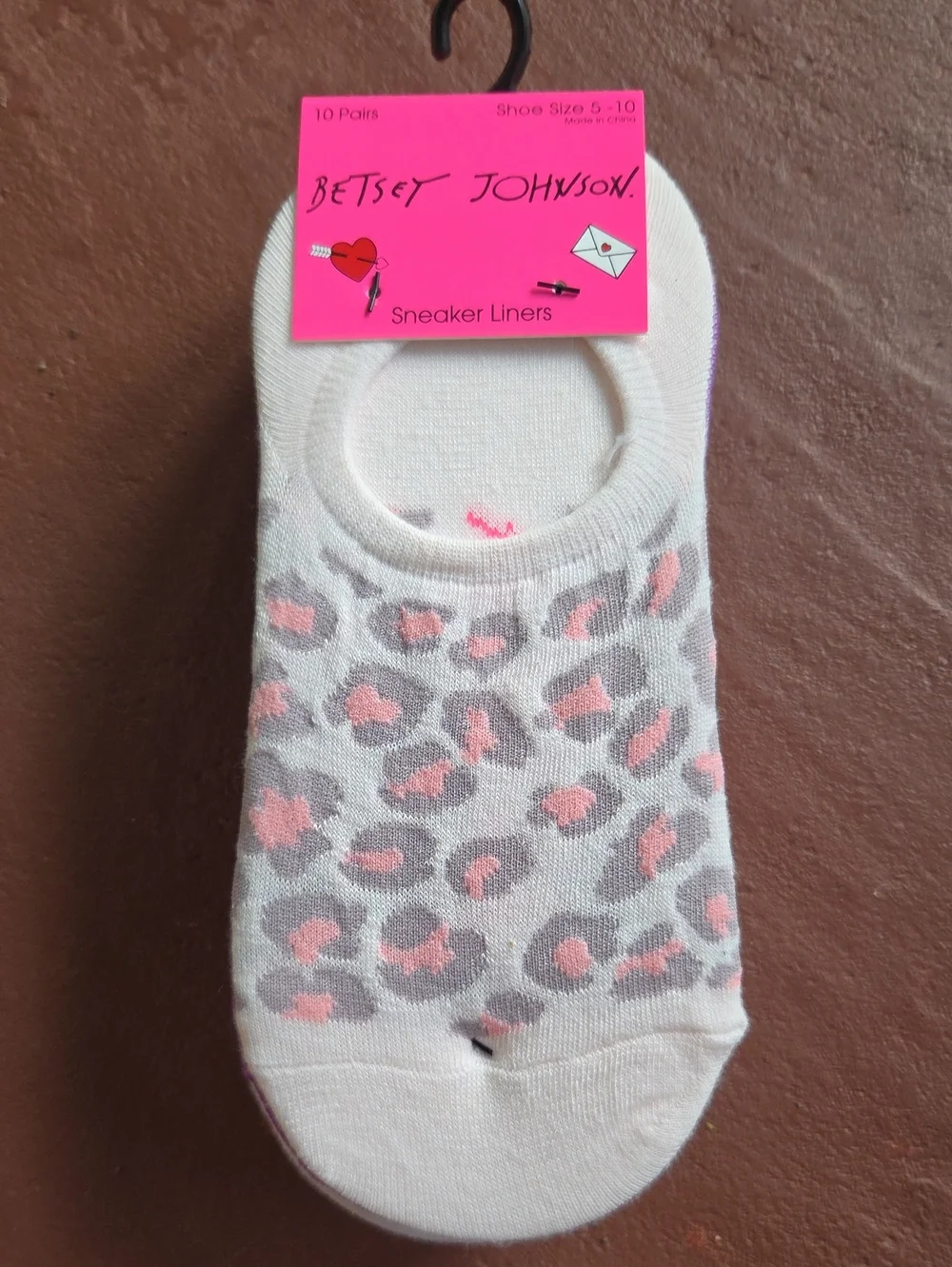 New Betsey Johnson Sneaker Liners 10 Pairs